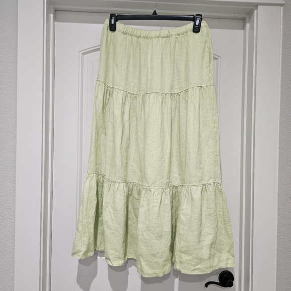 Loft Beach Linen Maxi Skirt. Size Medium. - Picture 2 of 11